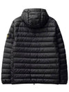 Loom Woven Chamber Down Padded Jacket Black - STONE ISLAND - BALAAN 3