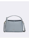 JEANS Women s Blue Gray CKJ Metal Monogram Mini Cross Bag DH3714 CI1 - CALVIN KLEIN - BALAAN 1