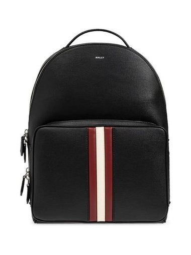 Mythos Leather Backpack Red Black - BALLY - BALAAN 1