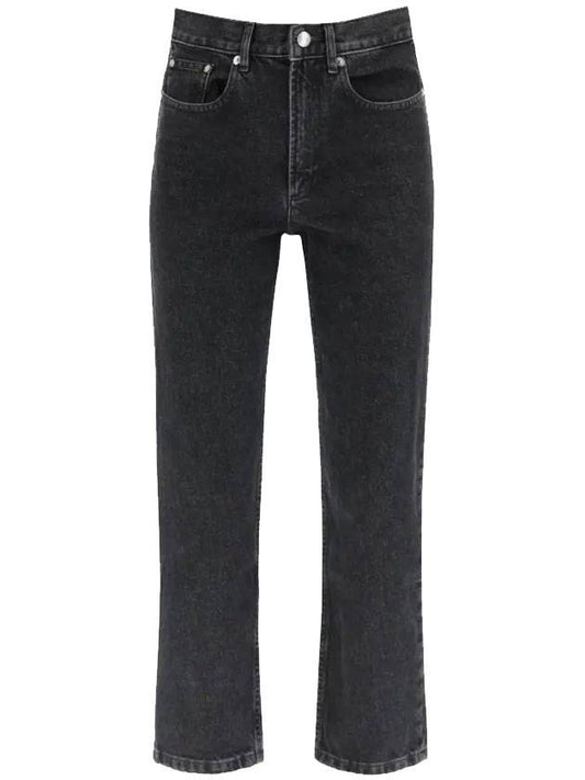 Women's Denim Straight Jeans Black - A.P.C. - BALAAN 1