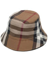 House Check Bucket Hat Brown - BURBERRY - BALAAN 4