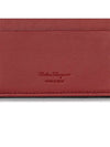 Salvatore Revival Gancini Bicolor Card Wallet Black - SALVATORE FERRAGAMO - BALAAN 9