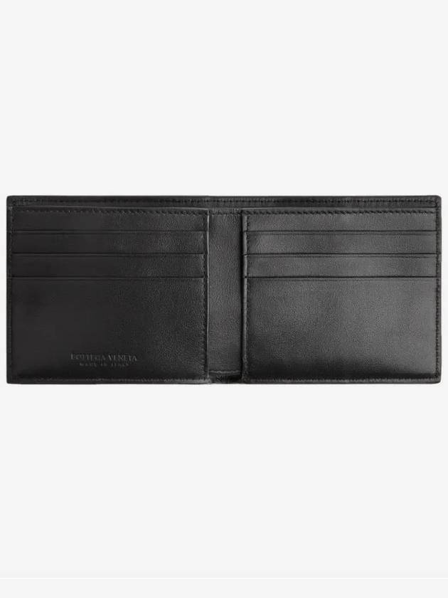 Intrecciato Half Wallet Black - BOTTEGA VENETA - BALAAN 3