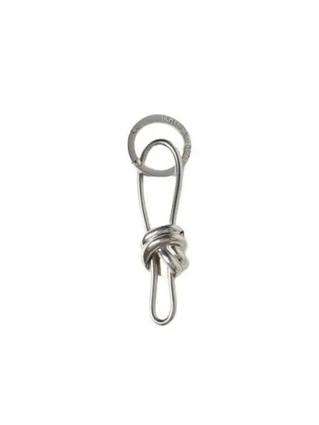 Andiamo Metal Key Holder Silver - BOTTEGA VENETA - BALAAN 2