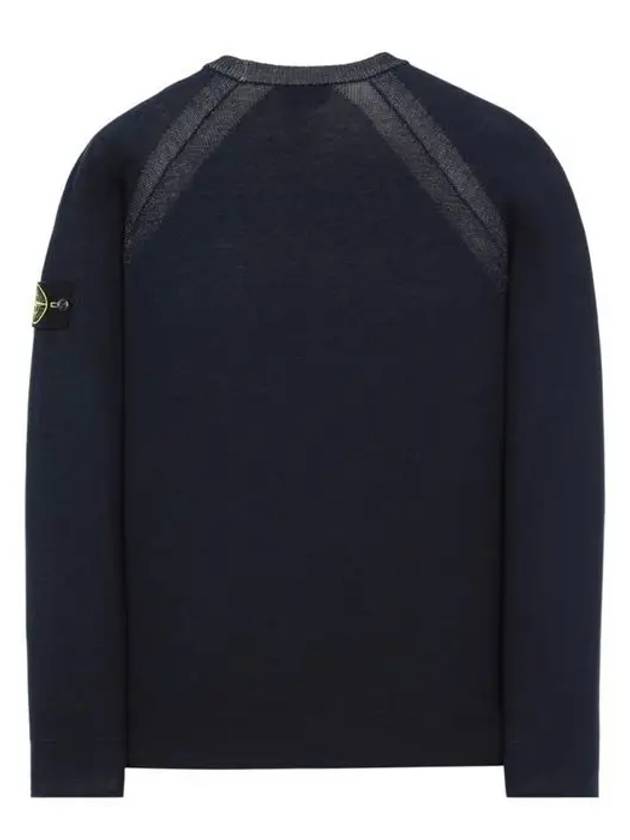 Wappen Reversible Crew Neck Sweatshirt Navy - STONE ISLAND - BALAAN 4