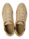 Women's House Check Low Top Sneakers Beige - BURBERRY - BALAAN 3