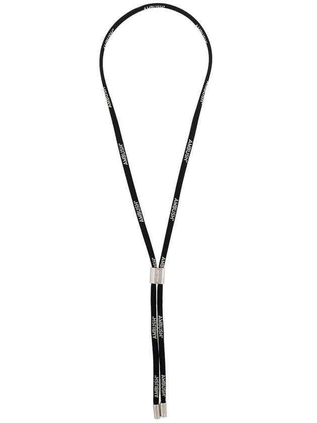 Embush Silver Cord logo Strap Necklace - AMBUSH - BALAAN 3