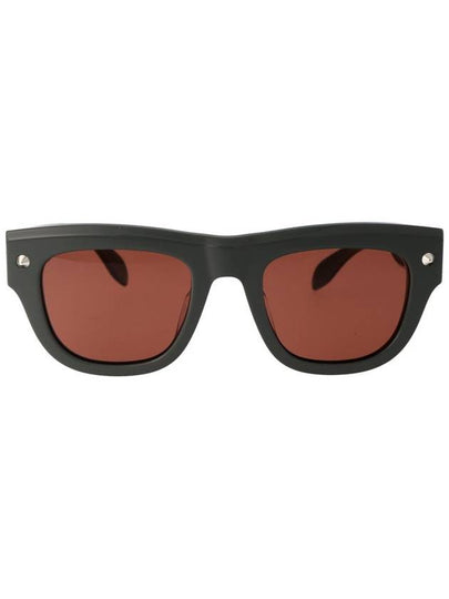 Sunglasses AM0425S 004 004 GRAY GRAY BROWN - ALEXANDER MCQUEEN - BALAAN 2