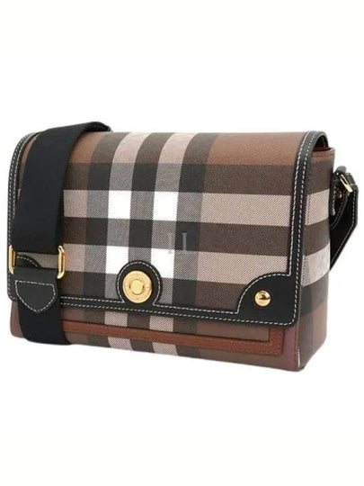 Note Shoulder Bag Dark Birch Brown - BURBERRY - BALAAN 2