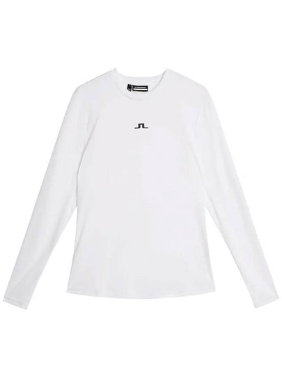 Golf Logo Print Ada Long Sleeve T-Shirt White - J.LINDEBERG - BALAAN 2