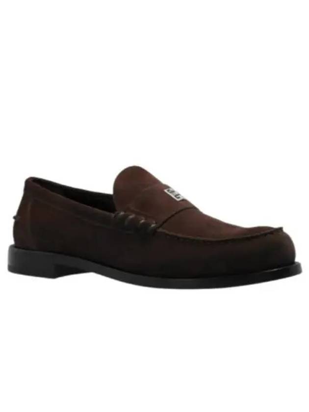 Almond Toe Slip On Loafers Brown - GIVENCHY - BALAAN 2