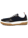 Letterman Panel Low-Top Sneakers Navy - THOM BROWNE - BALAAN 5