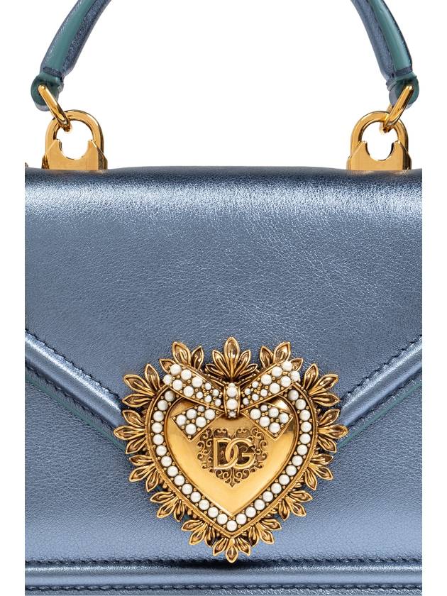 Dolce & Gabbana Shoulder Bag 'Devotion Small', Women's, Blue - DOLCE&GABBANA - BALAAN 6