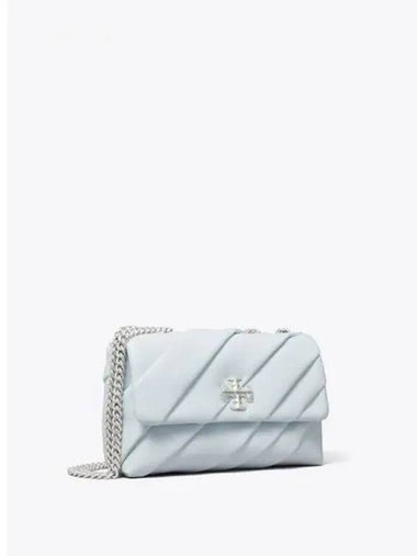 Kira pleated small convertible shoulder bag cross ice blue domestic product GM0024080695797 - TORY BURCH - BALAAN 1