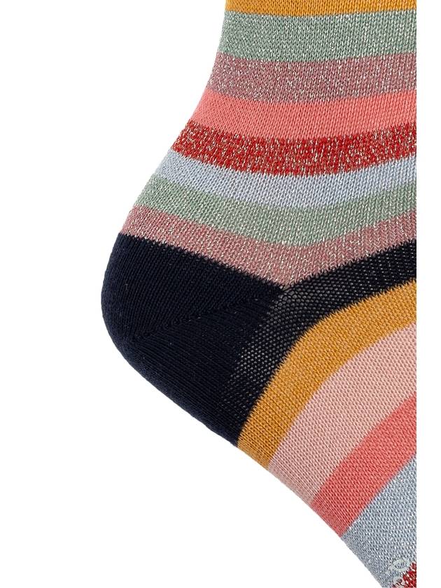 Paul Smith Three-pack Of Cotton Socks With Lurex Thread, Women's, Multicolour - PAUL SMITH - BALAAN 3