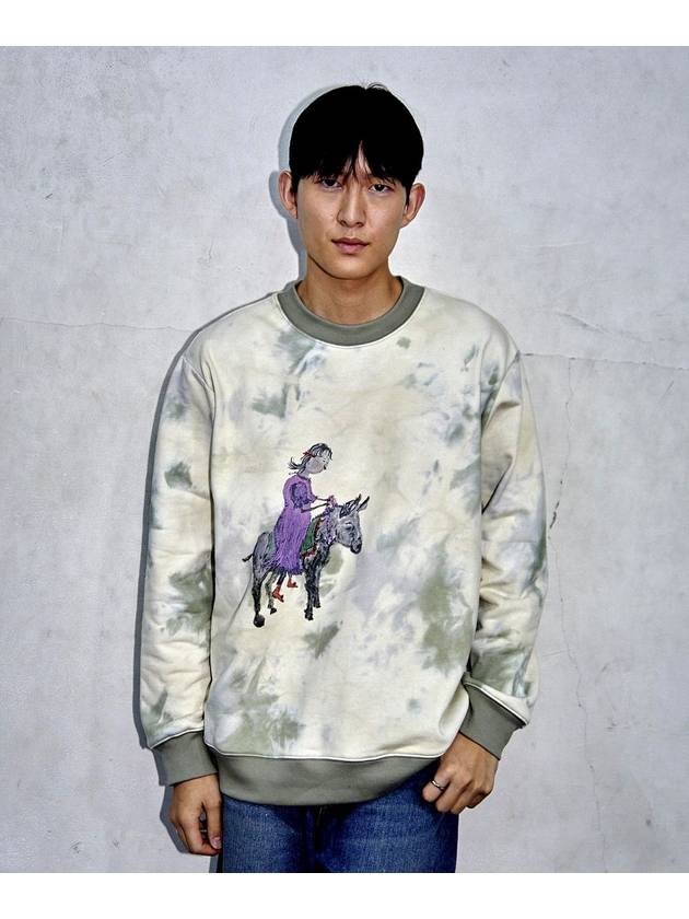 Men's Donkey Dong Sweatshirt Ivory whyso23FW02 - WHYSOCEREALZ - BALAAN 4