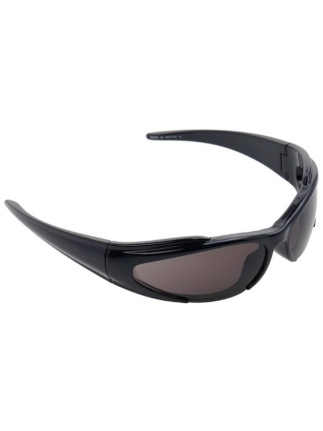 Eyewear Reverse Expander Rectangle Sunglasses Black - BALENCIAGA - BALAAN 4