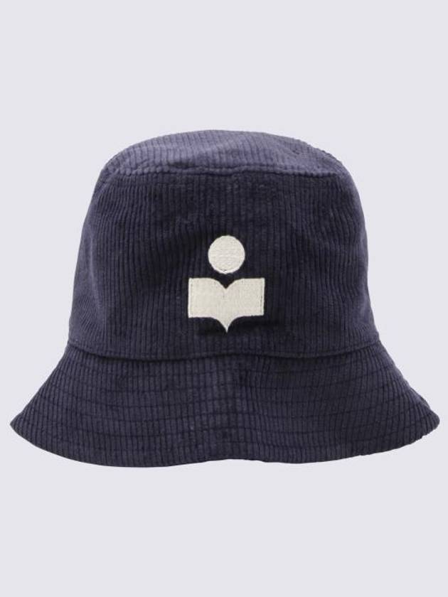 Hailey Corduroy Bucket Hat Faded Night - ISABEL MARANT - BALAAN 3