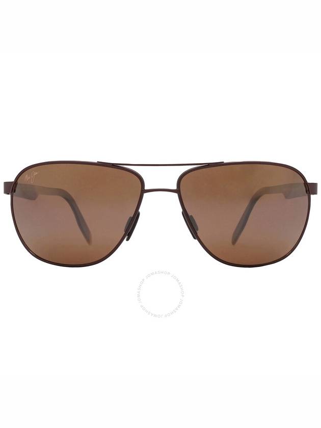 Maui Jim Castles HCL Bronze Pilot Unisex Sunglasses H728-01M 61 - MAUI JIM - BALAAN 1