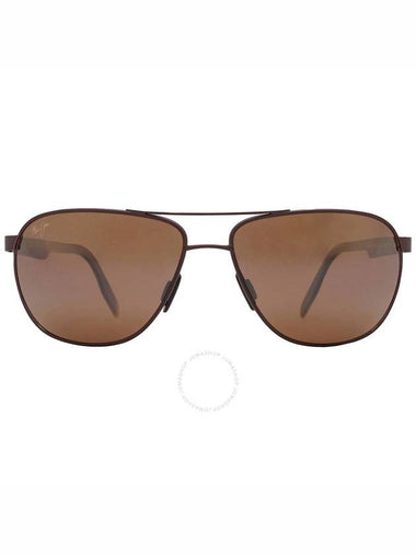 Maui Jim Castles HCL Bronze Pilot Unisex Sunglasses H728-01M 61 - MAUI JIM - BALAAN 1