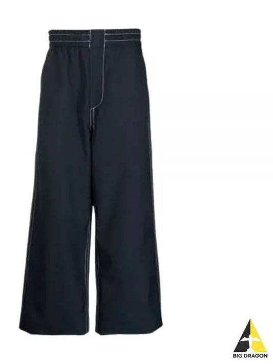 Elastic wide pants navy CRTWMBOT004 TWI002 - SUNNEI - BALAAN 1