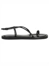 strap flat sandals black - ALEXANDER MCQUEEN - BALAAN 1