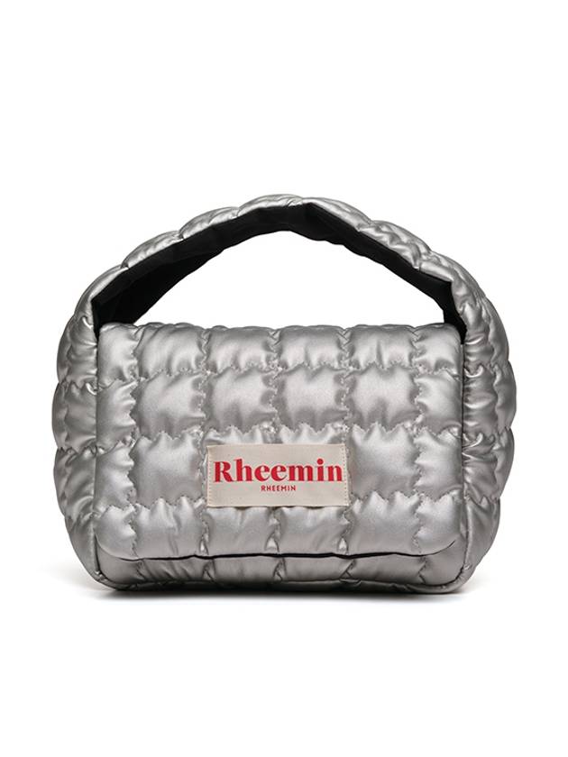 Biscuit Flap Mini Nugget Tote Bag Silver - RHEEMIN - BALAAN 2