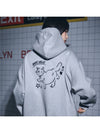 Brave Cat Embroidered Hooded Top Gray - CPGN STUDIO - BALAAN 2