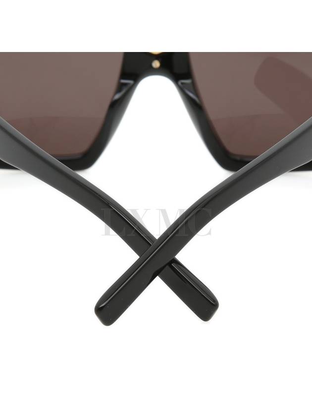 Cat eye black gold sunglasses SL570 - SAINT LAURENT - BALAAN 6