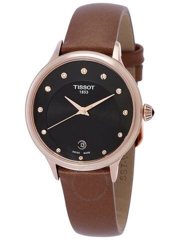 Tissot T-Lady Quartz Diamond Black Dial Ladies Watch T133.210.36.056.00 - TISSOT - BALAAN 1