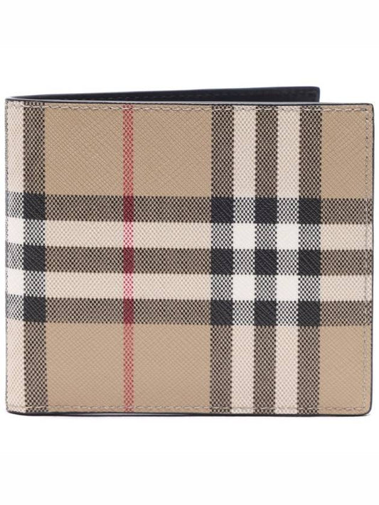 Vintage Check Logo Bifold Wallet Archive Beige - BURBERRY - BALAAN 2