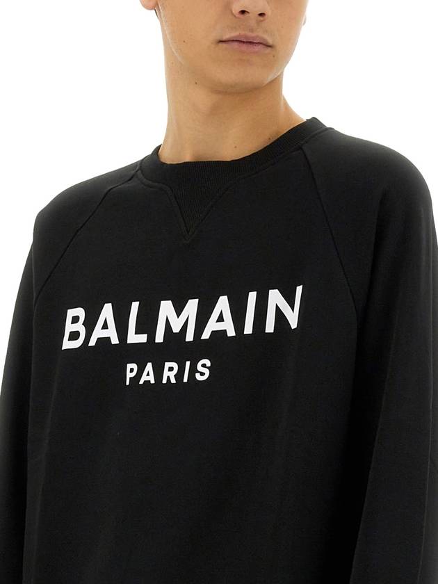 SWEATSHIRT WITH LOGO - BALMAIN - BALAAN 4