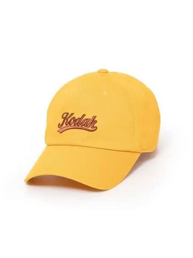 KODAK Apparel Lettering Relax Fit Ball Cap YELLOW LOGO - KODO - BALAAN 1