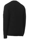 Lens Cotton Cardigan Black - CP COMPANY - BALAAN 4