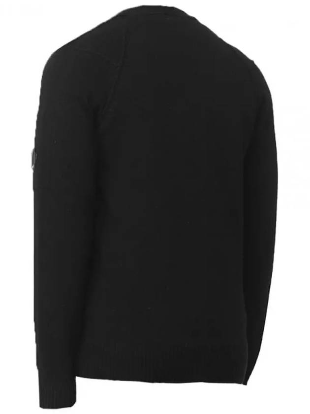 Lens Cotton Cardigan Black - CP COMPANY - BALAAN 4