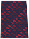 Men's 495330 GG logo silk slim tie - GUCCI - BALAAN 4