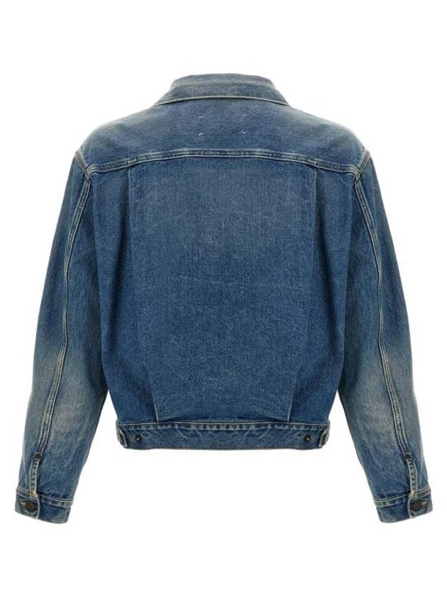 Four Stitch Denim Jacket Blue - MAISON MARGIELA - BALAAN 3