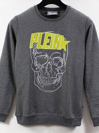 Women's Half Skull Logo Sweater Plein star Sweatshirt P20C BJO0137 PJO002N - PHILIPP PLEIN - BALAAN 1