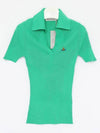 Marina Polo Knit Top Green - VIVIENNE WESTWOOD - BALAAN 2