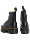 Audric Nappa Leather 8 Hole Ankle Boots Black - DR. MARTENS - BALAAN.