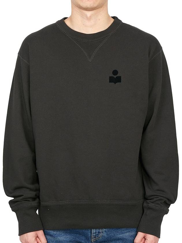 Men's Mike Logo Sweatshirt Dark Brown - ISABEL MARANT - BALAAN 2