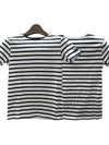 Kids LEVANT MOD Short Sleeve T Shirt 10 12 14 White Marine 2068 NEIGE - SAINT JAMES - BALAAN 1