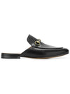 Kings Horsebit Leather Bloafers Black - GUCCI - BALAAN 3