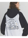 Drive Bunny Raglan Embroidered Hoodie Navy - CPGN STUDIO - BALAAN 3