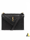 Gabi Quilting Small Lambskin Shoulder Bag Black - SAINT LAURENT - BALAAN 2