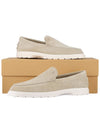 Casual Suede Slipper Loafers Beige - TOD'S - BALAAN 11