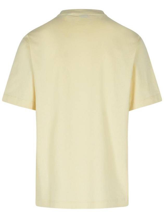 Burberry Cream Cotton T-Shirt - BURBERRY - BALAAN 3