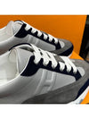 Men s Hermes Trail Sneakers Calfskin Navy Gray - CHANEL - BALAAN 7