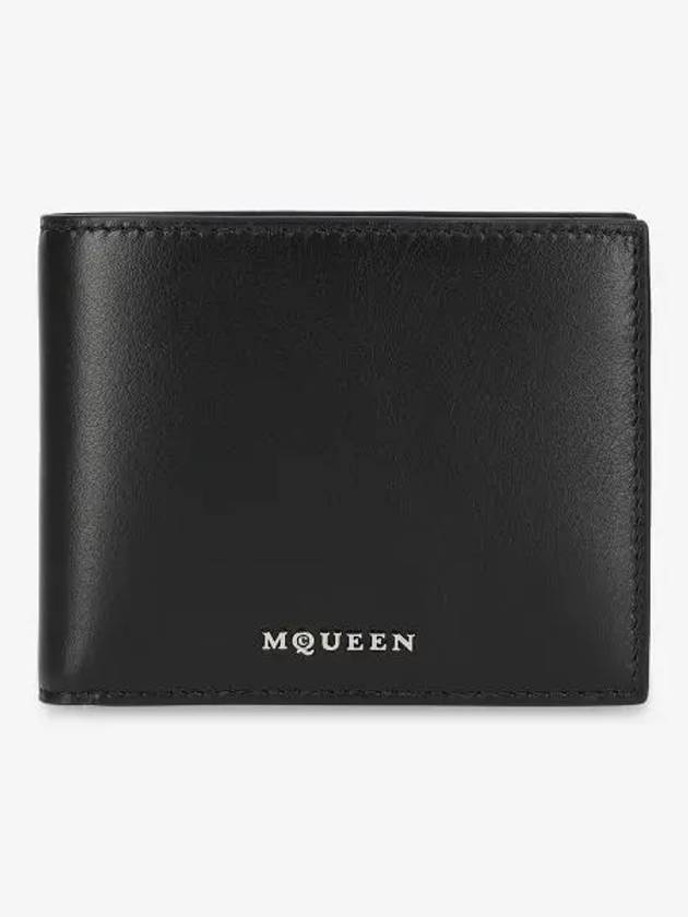 2 in 1 wallet black 8050671AATS1000 - ALEXANDER MCQUEEN - BALAAN 1