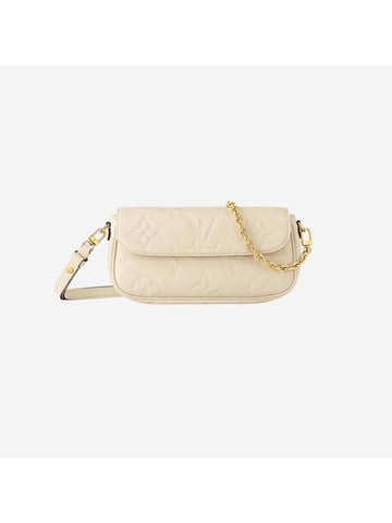 Ivy Crossbody Bag On Chain Monogram Empreinte Cream - LOUIS VUITTON - BALAAN 1